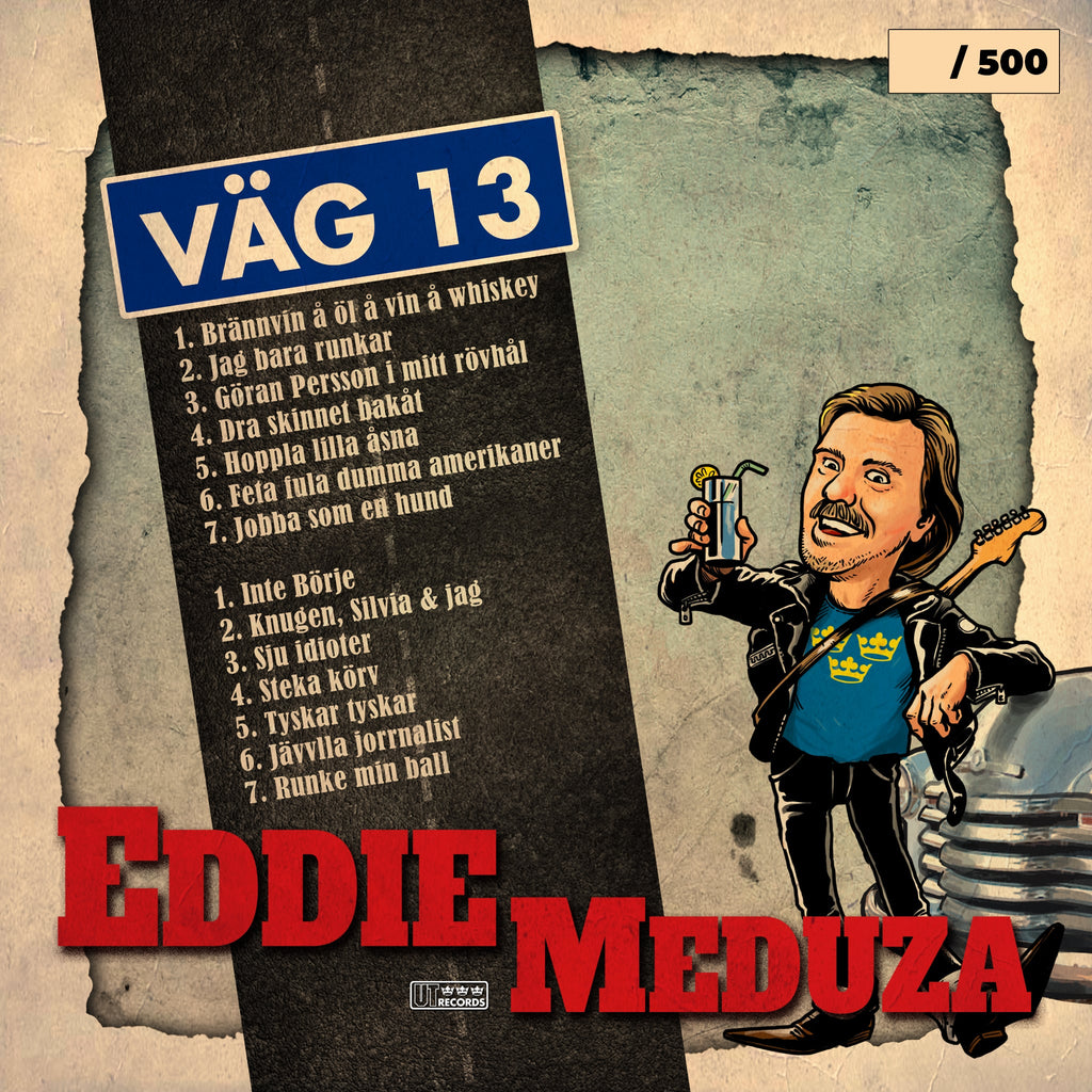 Eddie Meduza - Väg 13 - Limited Edition - Multicolor Vinyl - Numrerad 1-500