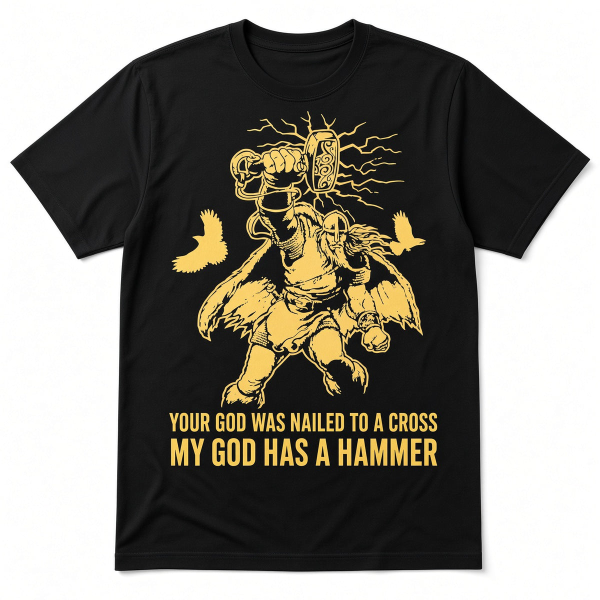 NYHET - My God Has A Hammer - Tshirt
