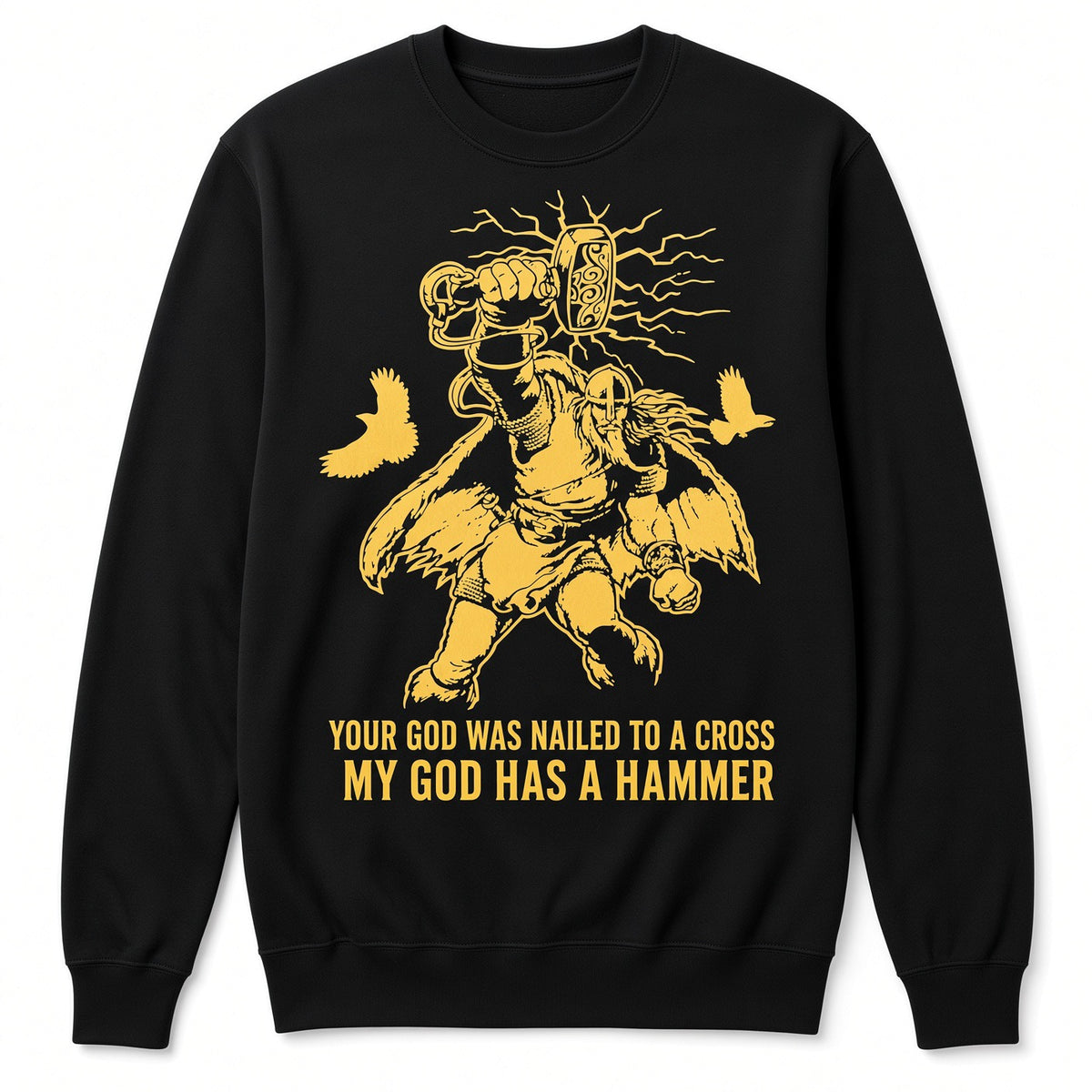 NYHET - My God Has A Hammer - Sweatshirt