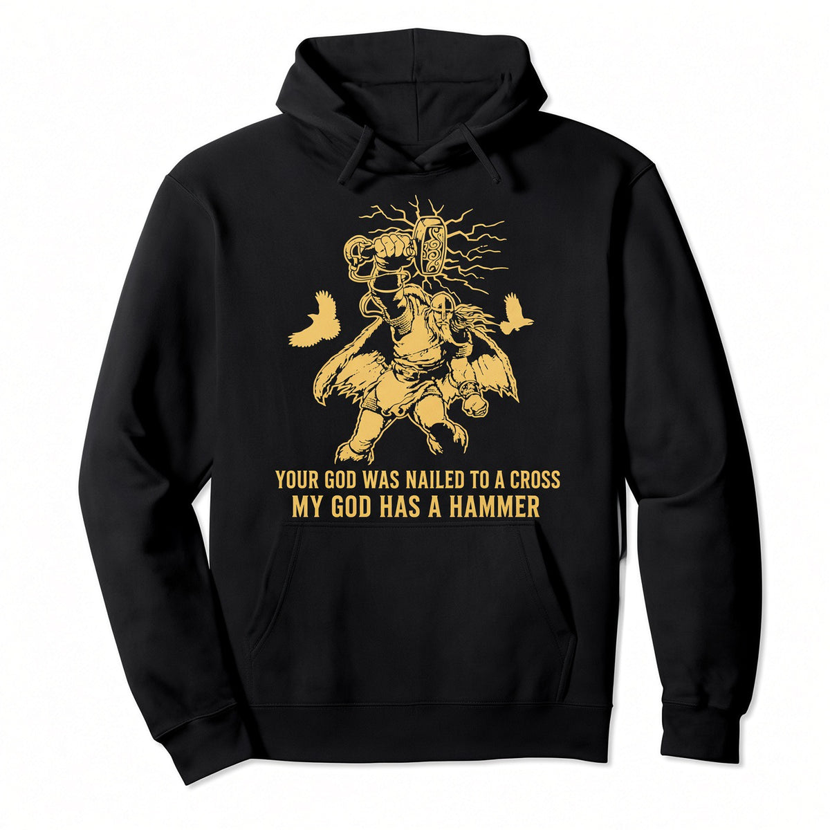 NYHET - My God Has A Hammer - Hoodie